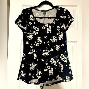 Suzy Shier Peplum Blouse